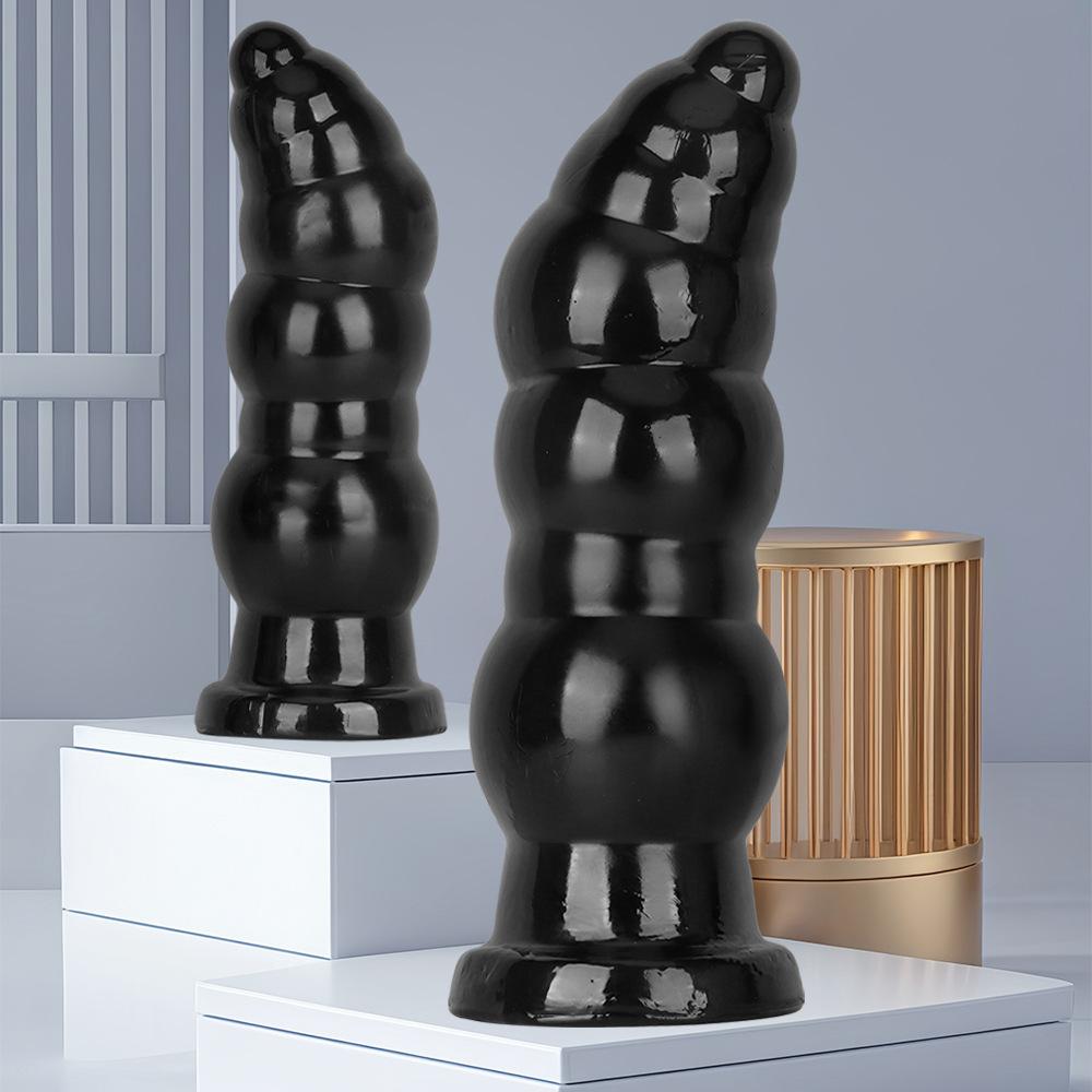 PVC velké anální zátky Masturbátor Dildo Fisting Sexuální hračky Big Dick Popruh na penis BDSM