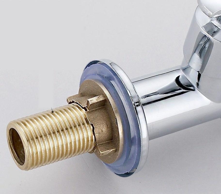 Cold Water Tap Basin Kitchen/Bath Wash Basin Rotate Faucet Chrome Plated 1pcs
