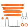 12Pcs Plastic Car Interior Trim Kit Car Panel Trim Removal Tool Set Disassembly Car Audio Stereo Radio Door Panel Dashboard