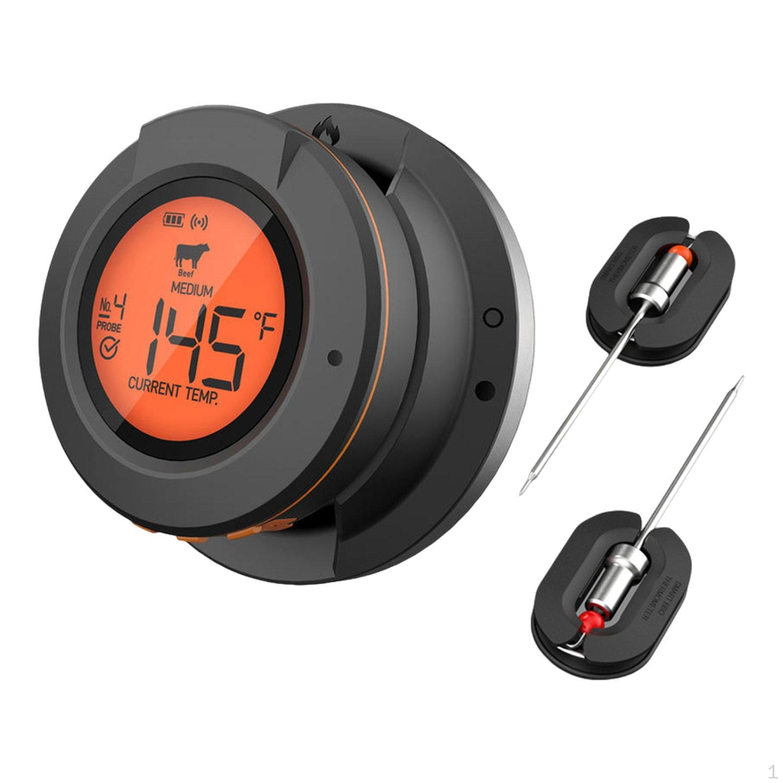 

Термометр для барбекю с зондами для гриля и жарки 2 Probes