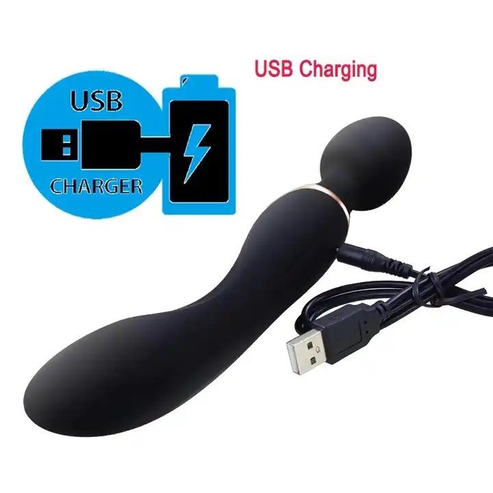 Adult Rechargeable AV Vibrator Massage Vibrator Female Masturbator Adult Fun G-point AV