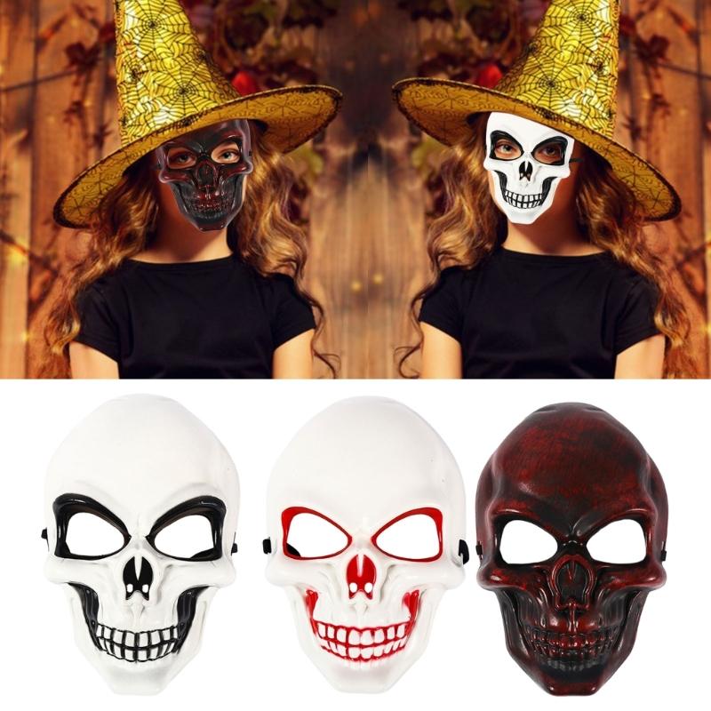 Skeleton Head Mask for Women Men Halloween Mask, Halloween Cosplay Mask Skeleton Head Full Face Mask