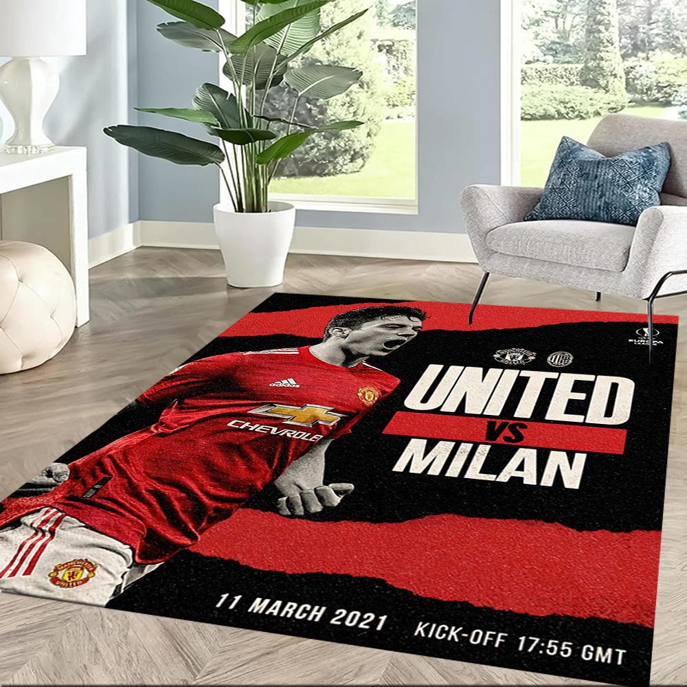 Manchester Floor Rug Office Rug Design For Study Room Game Room Hallway Decorate Room Antislip Rug Anime Office Decor Perfect Gift For Womenmen