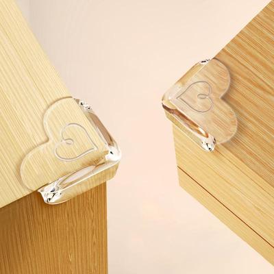 Heart Shaped Table Corner Anti-collision Corner Protection Baby Children's Table Soft Silicone Anti-collision Protective Cover