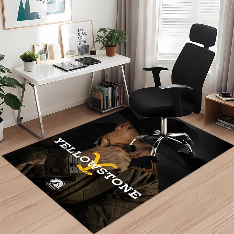 Yellowstone Printed Carpetrugfor Office Chair Living Room Bedroom Kitchen Room Decor Gifts