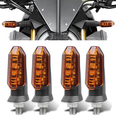 2Pcs Universal Motorcycle Turn Signal Light Indicatior Lamp Accessories for Homda Suzuki Kawasaki Dirt Street Bike