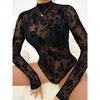 2025 Women's Y2K Floral Gauze Long Sleeve Jumpsuit