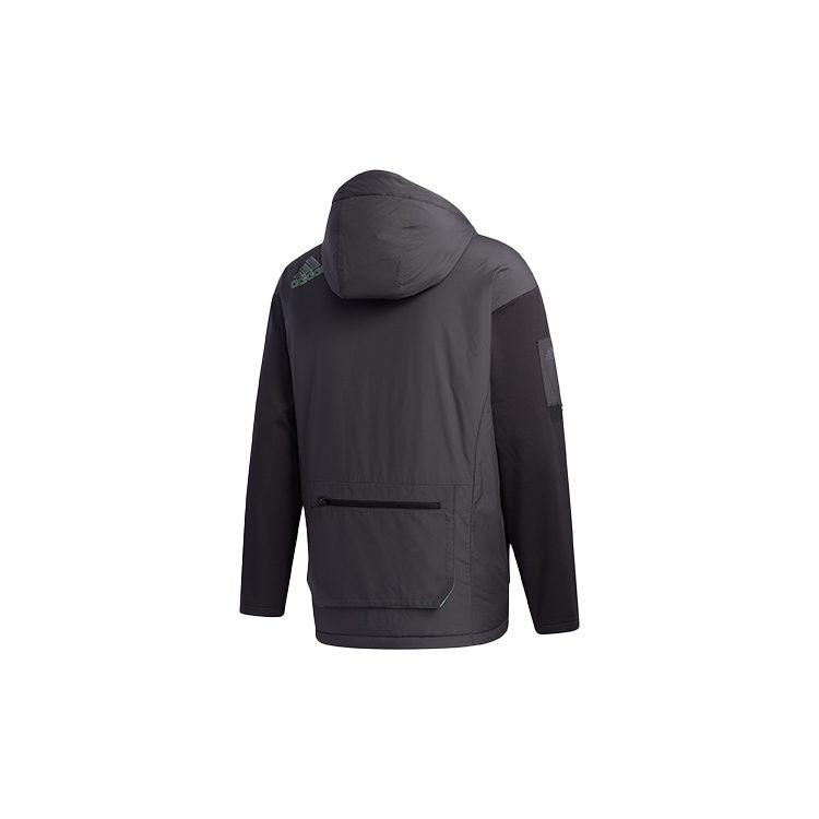 Adidas Jackets Men's Black Hooded Thickened GV3518