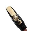 Single Screw Adjustment PU Leather Saxophone Fastener Clip Sax Ligature Fastener for Tenors/Altos/Saxophone Mouthpiece