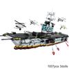 Building Block Battle Army Navy Force Aircraft Marines Carrier Battle Group Educational Bricks Toy Boy Gift
