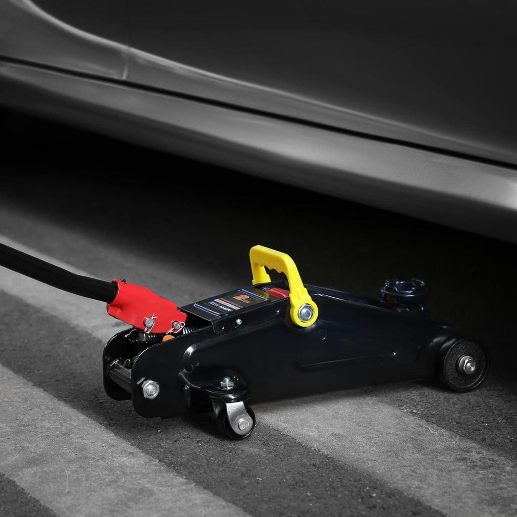 2 Ton Hydraulischer Autoheber mit Aufbewahrungskoffer, Rot, Schneller Garagenbodenheber