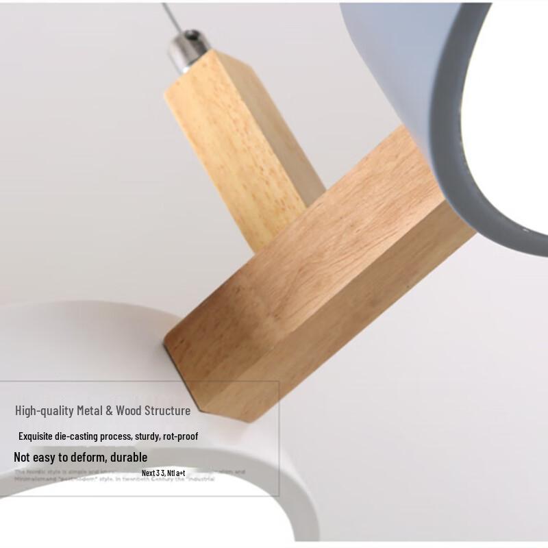 Li Shen Modern Macaron 3-Head Pendant Lamp