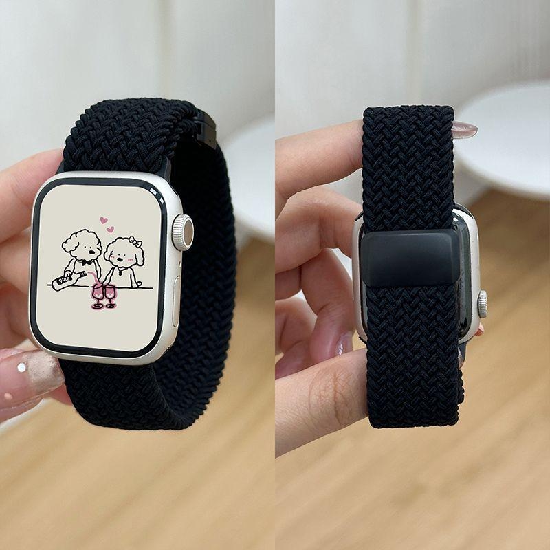 

Нейлоновый тканый ремешок с магнитной застежкой для Applewatchs10-тканый креативный ремешок для часов Iwatch10/9/8/7/6/5/4/3/2/1/Se/Ultra/Ultra2 49 мм 46 мм 45 мм 44 мм 42 мм for ultra2/1【49mm】