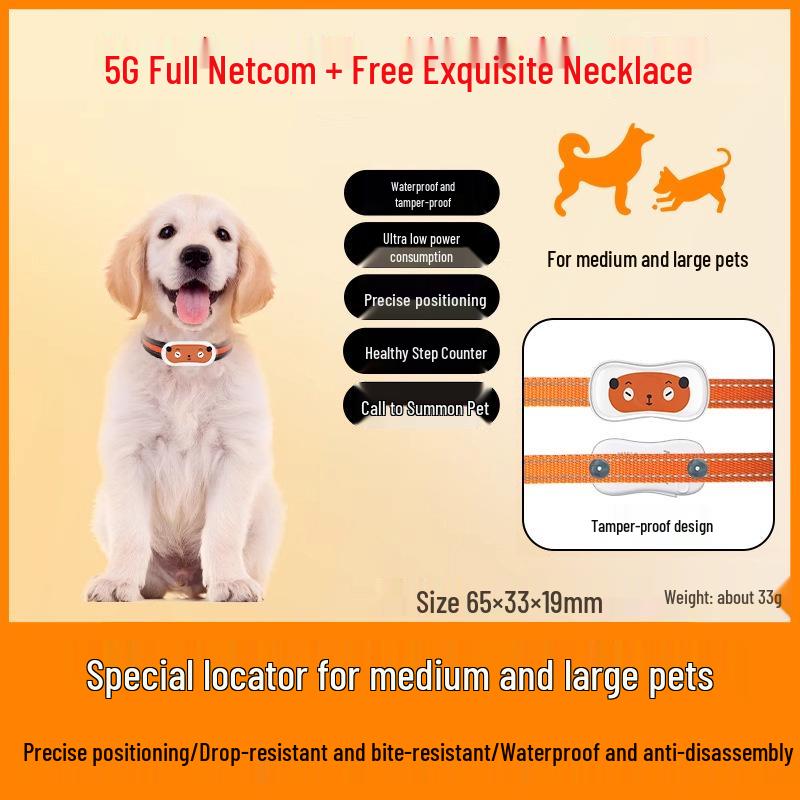 Newman Pet GPS Collar: Waterproof Tracker for Dogs & Cats