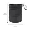 Black Car Trash Can Pack Bag Waterproof Car Trash Bag for Little Leak Proof Car Cooler Bag Car Garbage Bag with Side Pocket