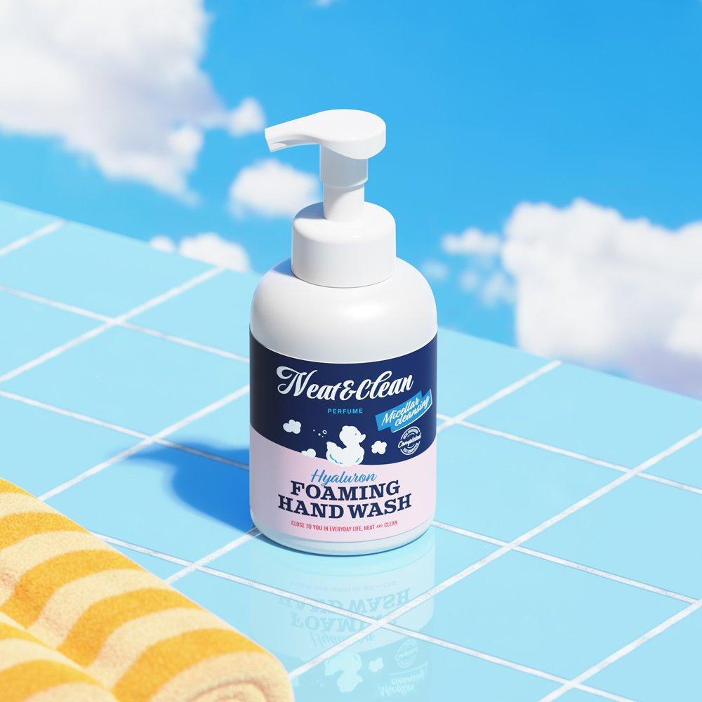 NEAT&CLEAN Parfüm Hochfeuchtigkeitsspendende Hyaluron Schäumende Handseife 500ml Schaumtyp