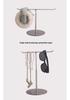 Adjustable Stainless Steel Handbag Display Stand with Gas Spring