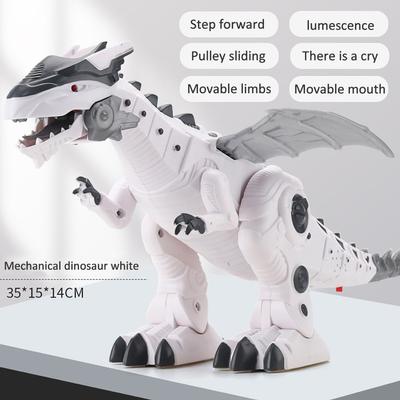 Children's Electric Dinosaur Toy Light Walking Dinosaur Model Toy Christmas Gift