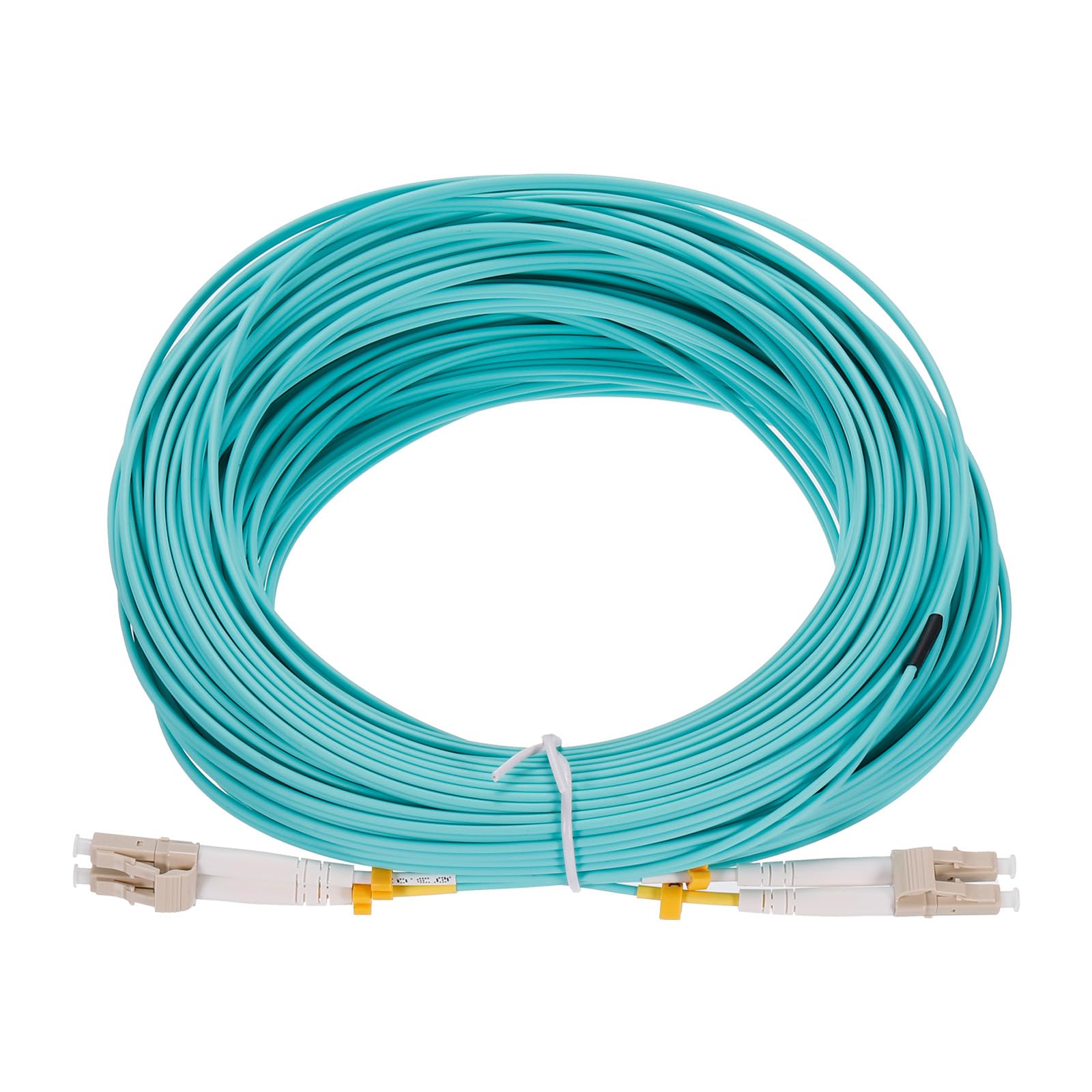 

uxcell 30M Green Fiber Patch Multimode Duplex OM3 LSZH Fiber Optic Jumper for Network Transceivers and Instrumentation Cable, LC-LC