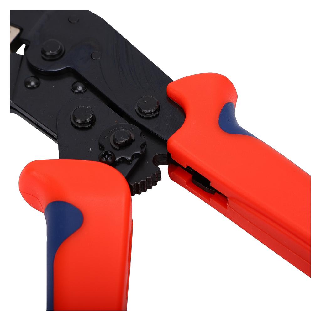 Wire Crimper Crimping Tool with Ratchet Mechanism Adjustable Pressure Ergonomic Handle for Auto Wire Terminals