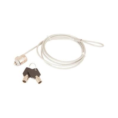 Cable de seguridad - URBAN FACTORY - 1,8 m - Cierre con llave redonda - Para PC portátil - Metálico