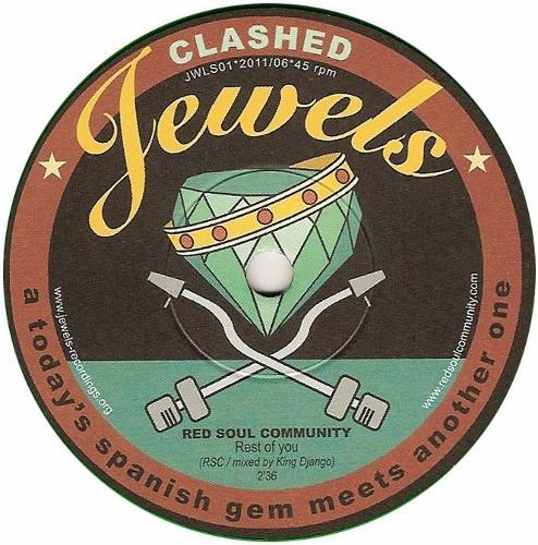 

7inch Record RED SOUL COMMUNITY / THE HYPOCONDRI - Rest Of You / Horny JWLS01 JEWELS 2011 France Reggae, Ska & Dub Used