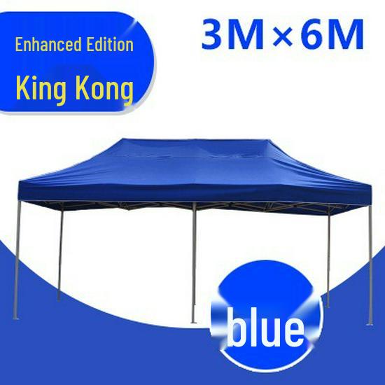 Large Telescopic Outdoor Advertising Tent: Folding Rainproof Canopy and Sunshade with Four-Legged Design