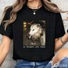 No Thoughts Just Vibes Funny Opossum Lovers Meme Tshirt Unisex Fashion Humor T Shirts Male High Quality Soft Tshirt