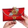 Spring Festival Brocade Red Envelope New Year Blessing Words New Year Money Bag  Lady Girls Women