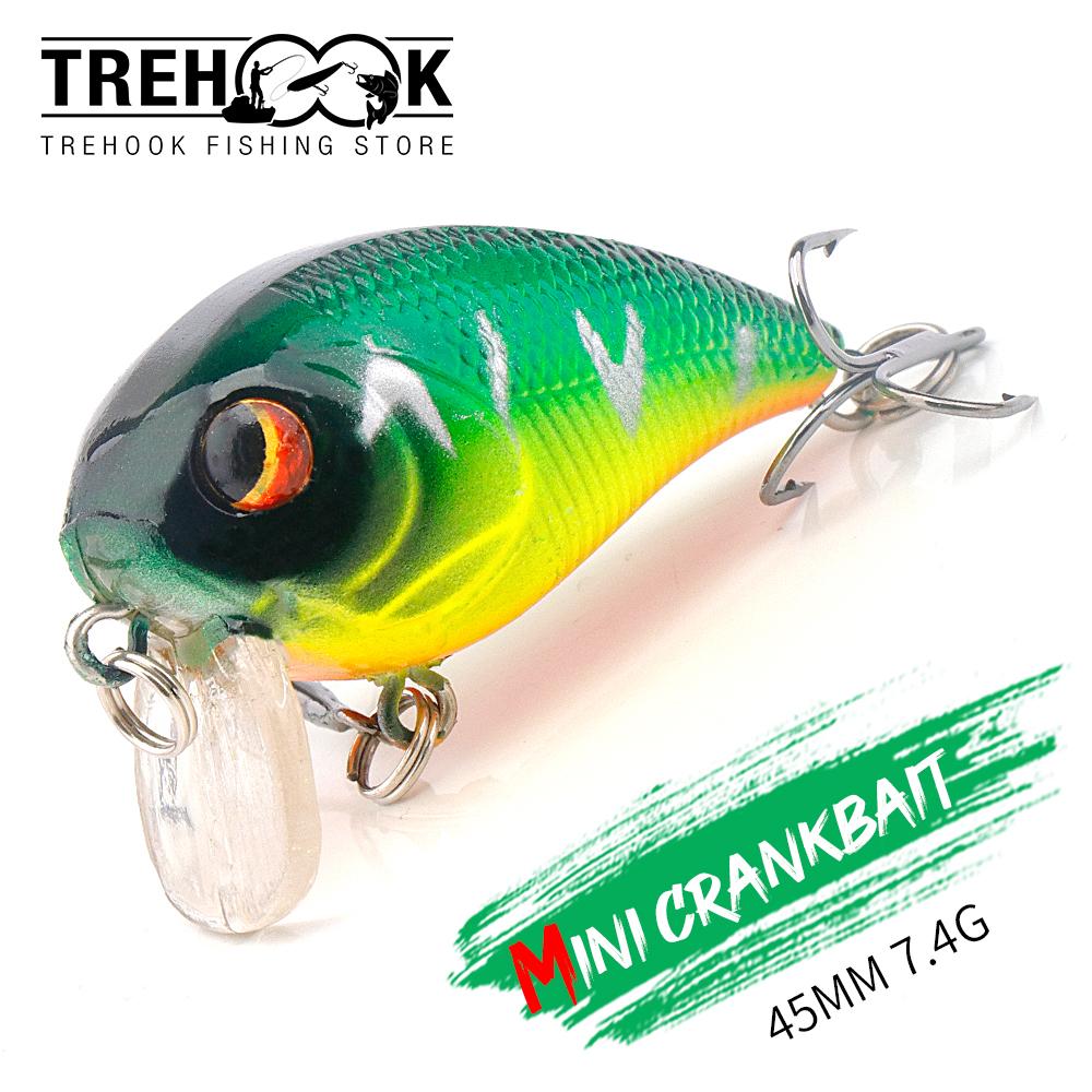 

45mm 7.4g Mini Crankbait Deep Fishing Lures Floating Artificial Hard Bait Minnow Wobblers Bass Pike Pesca Fishing Tackle