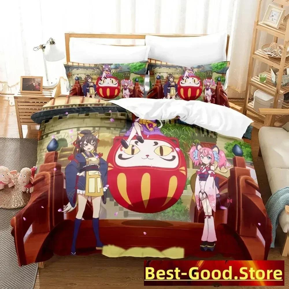 

2023 Show By Rock! Комплект постельного белья Мультяшный Аниме трехпредметный комплект Взрослый Детский Спальня Комплекты Пододеяльников 3D Кавайный Милый для Девочек 70x133cm 2pcs