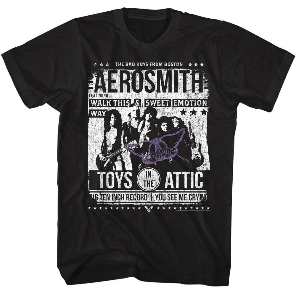 Aerosmith - Aero Poster T-Shirt_Black XXXXL