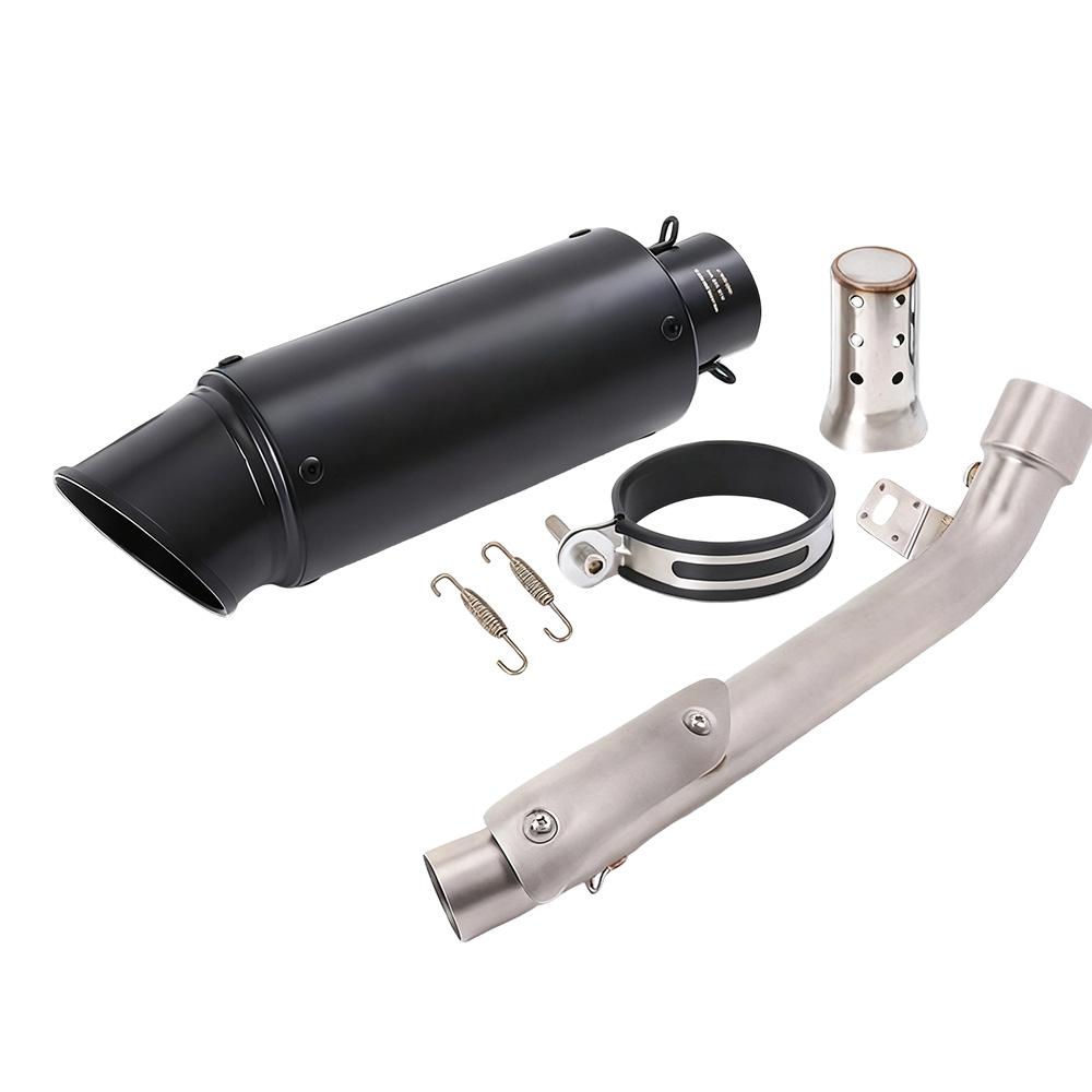 For Suzuki GSXR1000 2007 2008 Mid Link Pipe Slip On 51mm Muffler Exhaust Tips Exhaust Systems Exhausts Pipes
