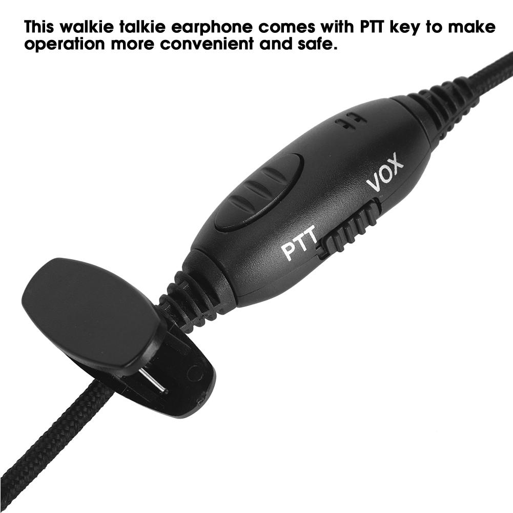 PTT K Head Military Cable Adapter for Baofeng for Kenwood for HYT Two Way Radio