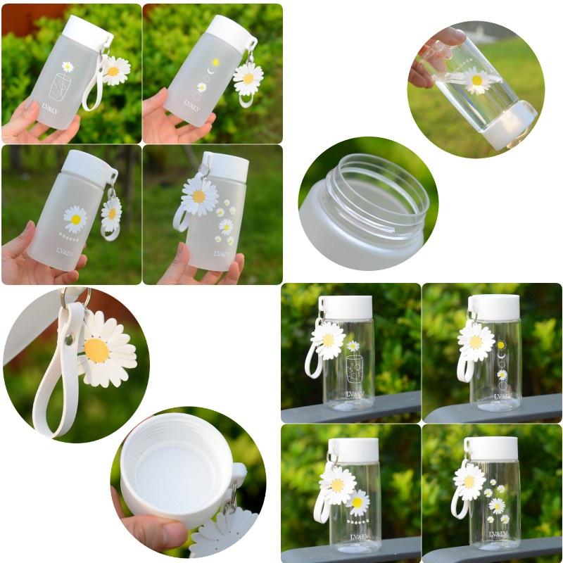 Creative Plastic Cup For Students Daisy Design, Anti-fall And High Temperature Resistant