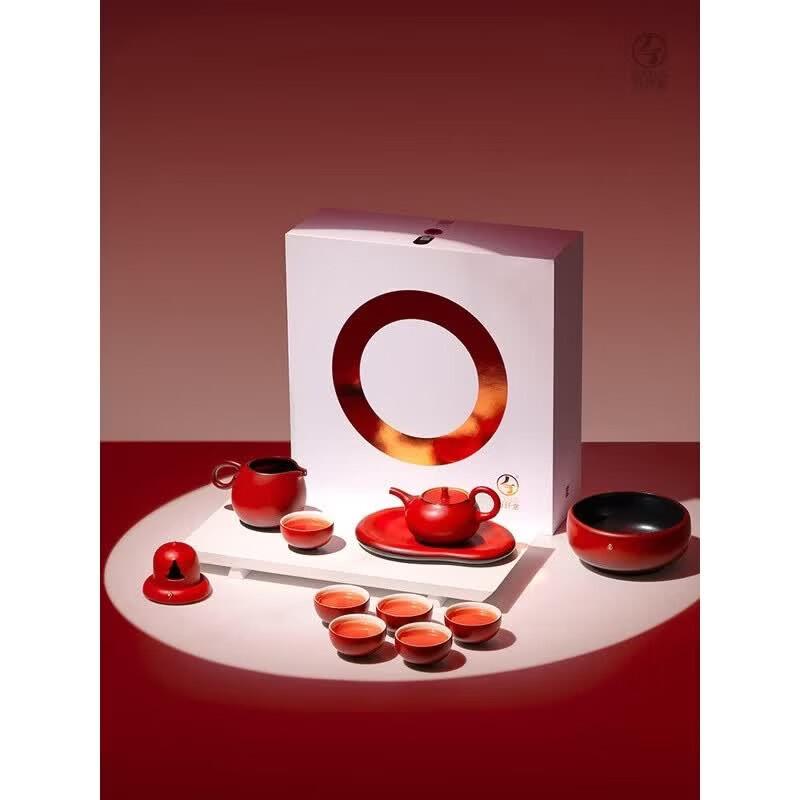 Edenus New Chinese Ceramic & Zisha Tea Set