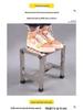 Non-slip Stainless Steel Shower Stool for Elderly - Square, Four-legged Design
