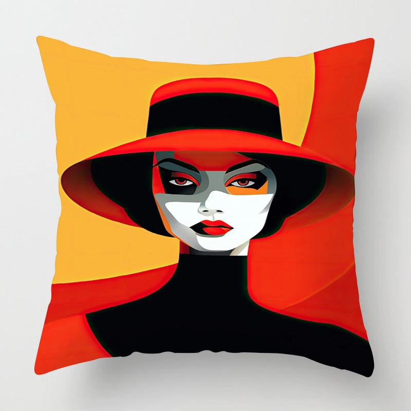 Nordycki Styl Abstrakcyjna Sztuka Figura Poszewka na Poduszkę 40x 40cm Salon Sofa Dekoracyjna Poszewka na Poduszkę Pokój Dekoracyjna Estetyka