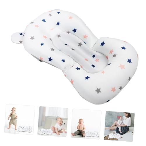 Almofada de Malha Antiderrapante para Banho de Bebê, Assento Seguro para Banheira para Recém-Nascidos e Crianças Pequenas, Tapete de Banho Confortável Antiderrapante para Meninos e Meninas