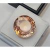 Peach Morganite Natural 15-16 Ct Round Cut Fabulous Certified Loose Gemstone