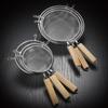 304 Stainless Steel Cooking Skimmers Wooden Handle Easy To Clean Food Strainers Rinsing Vegetables Cooking Preparation