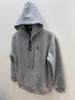 Men's Autumn/Winter Ralph Lauren Embroidered Logo Hooded Sweatshirt with Velvet Lining and Zipper.