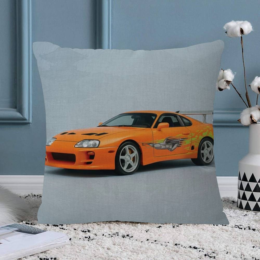 FFast and FFurious Pillowcase Toon Gift Cushion Cover Bedroom Home Sofa Chair Seat Decor Pillow Case