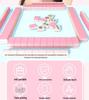 Compact Mini Mahjong Tiles - Hand-Rubbed Mahjong Set for Outdoor Camping, Dormitory, or Party Interactive Board Game.