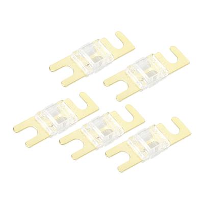 ACROPIX AFS Mini ANL Fuse Auto Voice Amplifier for Car Vehicle Truck Motorcycle Boat 80 Amp Clear 5pcs