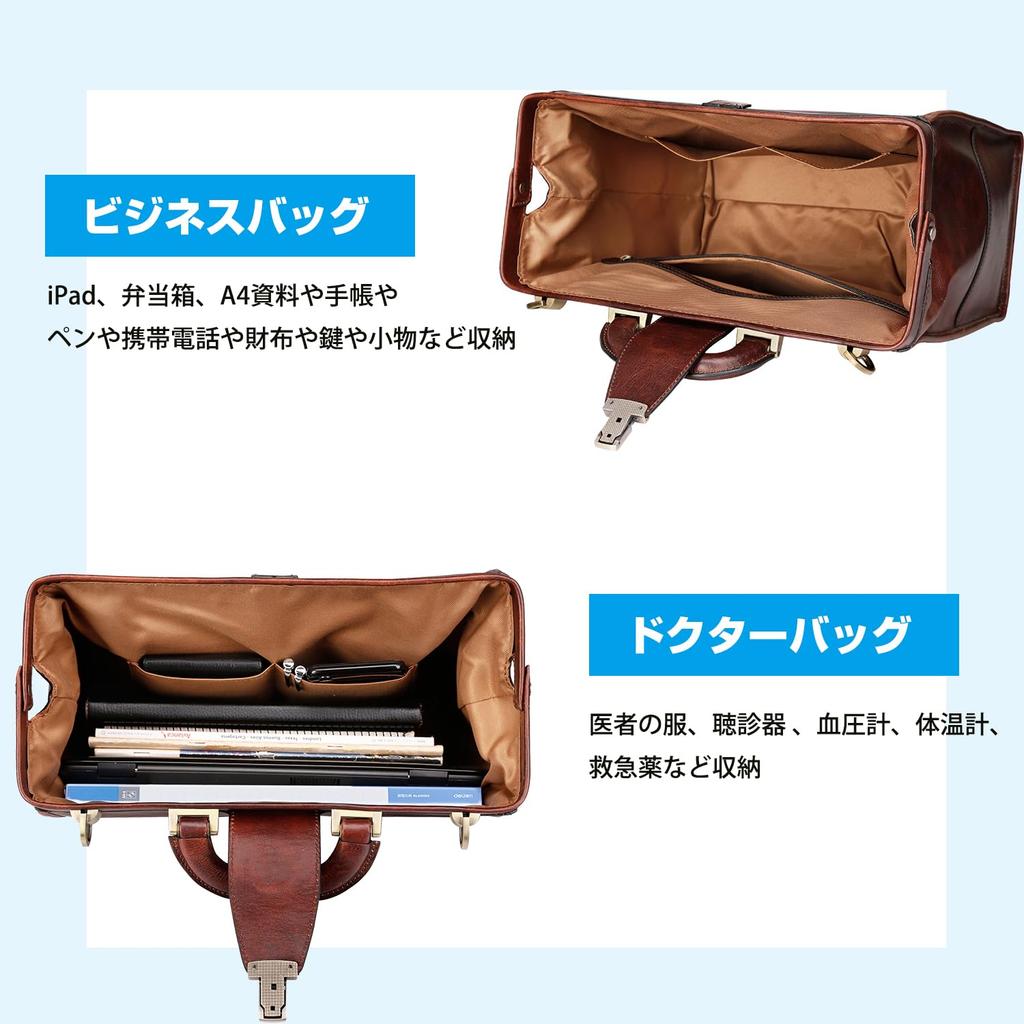 Vannus Herren Echtleder Business-Tasche, Großes Fassungsvermögen, Passt für 15,6-Zoll-Laptop, Steht von selbst, Perfekt für Geschäftsreisen, Jobsuche, Pendeln,