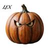 Rustic Wooden Pumpkin Decor Halloween Figurine, Spooky Ornament, Fall Thanksgiving Home Tabletop Accents Table Centerpiece for Party Tiered