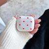 Cute Simple Red Love Heart Earphone Case for Airpods 4th 3rd Pro 3 Shockproof Cover for Airpod 2 3 1 Protective Accessorie Shell