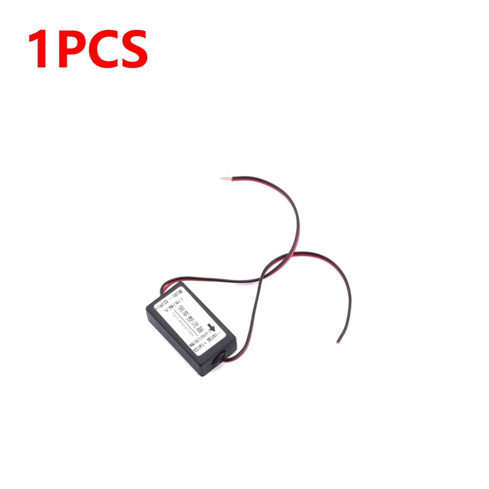 NEW Car Rear View Rectifier for Backup Auto Car Camera Filter 12V DC Power Relay Capacitor Filter Connector Solve Ripple Splash