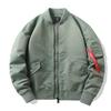 Light Jacket Blouson Motorcycle Jacket Stadium Jacket Thin Jumper Military Jacket Riders Windproof Outerwear Casual Large Size Light Green 5XL [Tiann]